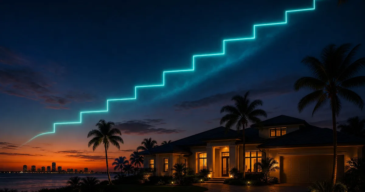 Black Rock Mortgage FHA financing in Florida graphic showing low down payment and flexible credit features